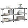 Sonoma Konsolentisch aus grauem Holzwerkstoff 150x29x75 cm von , Seitentische - Ref: Foro24-834108, Preis: 83,41 €, Rabatt: %