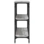 Engineered wood gray Sonoma console table 150x29x75 cm by , Side tables - Ref: Foro24-834108, Price: 82,10 €, Discount: %