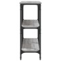 Sonoma Konsolentisch aus grauem Holzwerkstoff 150x29x75 cm von , Seitentische - Ref: Foro24-834108, Preis: 83,41 €, Rabatt: %
