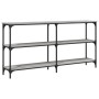 Sonoma Konsolentisch aus grauem Holzwerkstoff 150x29x75 cm von , Seitentische - Ref: Foro24-834108, Preis: 83,41 €, Rabatt: %
