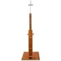 Ducha de jardín de madera maciza eucalipto y acero de vidaXL, Accesorios para piscinas y spa - Ref: Foro24-41770, Precio: 182...
