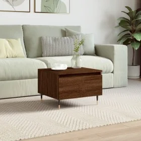 Oak brown engineered wood coffee table 50x46x35 cm by , Coffee table - Ref: Foro24-830858, Price: 37,74 €, Discount: %