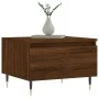 Mesa de centro madera de ingeniería marrón roble 50x46x35 cm de , Mesas de centro - Ref: Foro24-830858, Precio: 37,73 €, Desc...