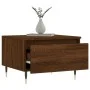 Mesa de centro madera de ingeniería marrón roble 50x46x35 cm de , Mesas de centro - Ref: Foro24-830858, Precio: 37,73 €, Desc...