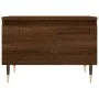 Mesa de centro madera de ingeniería marrón roble 50x46x35 cm de , Mesas de centro - Ref: Foro24-830858, Precio: 37,73 €, Desc...