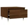 Mesa de centro madera de ingeniería marrón roble 50x46x35 cm de , Mesas de centro - Ref: Foro24-830858, Precio: 37,73 €, Desc...