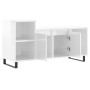 Hochglanzweißer TV-Schrank aus Sperrholz, 100 x 35 x 55 cm von , TV-Möbel - Ref: Foro24-831326, Preis: 71,22 €, Rabatt: %