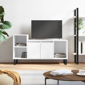 Mueble para TV madera contrachapada blanco 100x35x55 cm de , Muebles TV - Ref: Foro24-831324, Precio: 64,38 €, Descuento: %