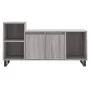 Sonoma gray plywood TV cabinet 100x35x55 cm by , TV Furniture - Ref: Foro24-831330, Price: 68,38 €, Discount: %