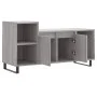 Sonoma gray plywood TV cabinet 100x35x55 cm by , TV Furniture - Ref: Foro24-831330, Price: 68,38 €, Discount: %