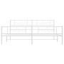 Metallbettgestell mit Kopf- und Fußteil weiß 183x213 cm von , Betten und Lattenroste - Ref: Foro24-355339, Preis: 134,08 €, R...