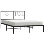 Bettgestell mit schwarzem Metallkopfteil 120x190 cm von , Betten und Lattenroste - Ref: Foro24-355460, Preis: 104,97 €, Rabat...