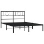 Bettgestell mit schwarzem Metallkopfteil 120x190 cm von , Betten und Lattenroste - Ref: Foro24-355460, Preis: 104,97 €, Rabat...