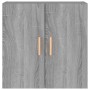 Sonoma-Wandschrank aus grauem Sperrholz, 60 x 30 x 60 cm von , Schließfächer und Lagerschränke - Ref: Foro24-817592, Preis: 5...