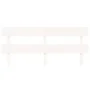 Bettkopfteil aus massivem weißem Kiefernholz, 184 x 3 x 81 cm von , Kopf- und Fußteile - Ref: Foro24-819086, Preis: 44,69 €, ...