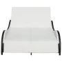 Double sun lounger with black synthetic rattan cushion by vidaXL, Loungers - Ref: Foro24-41977, Price: 335,06 €, Discount: %