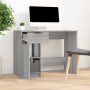 Escritorio de madera contrachapada gris Sonoma 100x50x75 cm de , Escritorios - Ref: Foro24-817127, Precio: 98,86 €, Descuento: %