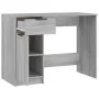Escritorio de madera contrachapada gris Sonoma 100x50x75 cm de , Escritorios - Ref: Foro24-817127, Precio: 99,92 €, Descuento: %