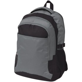 Mochila de colegio 40 L negra y gris