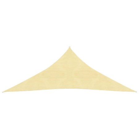HDPE triangular sail awning 3.6x3.6x3.6 m beige by vidaXL, Umbrellas - Ref: Foro24-42285, Price: 20,10 €, Discount: %