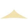 HDPE triangular sail awning 3.6x3.6x3.6 m beige by vidaXL, Umbrellas - Ref: Foro24-42285, Price: 20,10 €, Discount: %