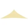 HDPE triangular sail awning 3.6x3.6x3.6 m beige by vidaXL, Umbrellas - Ref: Foro24-42285, Price: 22,65 €, Discount: %