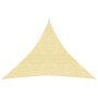 HDPE triangular sail awning 3.6x3.6x3.6 m beige by vidaXL, Umbrellas - Ref: Foro24-42285, Price: 20,10 €, Discount: %