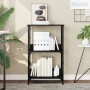 Schwarzes Holzwerkstoffregal 50x33x82 cm von , Bücherregale und Regale - Ref: Foro24-835264, Preis: 39,77 €, Rabatt: %