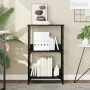 Schwarzes Holzwerkstoffregal 50x33x82 cm von , Bücherregale und Regale - Ref: Foro24-835264, Preis: 39,22 €, Rabatt: %