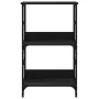 Schwarzes Holzwerkstoffregal 50x33x82 cm von , Bücherregale und Regale - Ref: Foro24-835264, Preis: 39,22 €, Rabatt: %