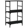 Schwarzes Holzwerkstoffregal 50x33x82 cm von , Bücherregale und Regale - Ref: Foro24-835264, Preis: 39,77 €, Rabatt: %