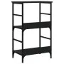 Schwarzes Holzwerkstoffregal 50x33x82 cm von , Bücherregale und Regale - Ref: Foro24-835264, Preis: 39,22 €, Rabatt: %