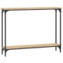 Sonoma oak engineered wood console table 100x22.5x75 cm by , Side tables - Ref: Foro24-834016, Price: 38,34 €, Discount: %