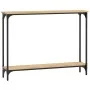 Sonoma oak engineered wood console table 100x22.5x75 cm by , Side tables - Ref: Foro24-834016, Price: 37,84 €, Discount: %