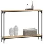 Sonoma oak engineered wood console table 100x22.5x75 cm by , Side tables - Ref: Foro24-834016, Price: 37,84 €, Discount: %