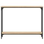 Sonoma oak engineered wood console table 100x22.5x75 cm by , Side tables - Ref: Foro24-834016, Price: 38,34 €, Discount: %