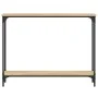 Sonoma oak engineered wood console table 100x22.5x75 cm by , Side tables - Ref: Foro24-834016, Price: 37,84 €, Discount: %