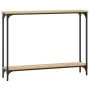 Sonoma oak engineered wood console table 100x22.5x75 cm by , Side tables - Ref: Foro24-834016, Price: 37,84 €, Discount: %