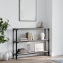 Sonoma gray engineered wood console table 100x22.5x75 cm by , Side tables - Ref: Foro24-834028, Price: 48,67 €, Discount: %