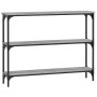 Sonoma gray engineered wood console table 100x22.5x75 cm by , Side tables - Ref: Foro24-834028, Price: 48,67 €, Discount: %