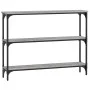 Sonoma gray engineered wood console table 100x22.5x75 cm by , Side tables - Ref: Foro24-834028, Price: 48,09 €, Discount: %