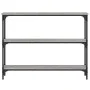 Sonoma gray engineered wood console table 100x22.5x75 cm by , Side tables - Ref: Foro24-834028, Price: 48,09 €, Discount: %
