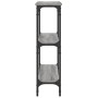 Sonoma grauer Konsolentisch aus Holzwerkstoff, 100 x 22,5 x 75 cm von , Seitentische - Ref: Foro24-834028, Preis: 48,67 €, Ra...