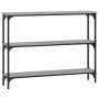 Sonoma grauer Konsolentisch aus Holzwerkstoff, 100 x 22,5 x 75 cm von , Seitentische - Ref: Foro24-834028, Preis: 48,67 €, Ra...