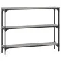 Sonoma gray engineered wood console table 100x22.5x75 cm by , Side tables - Ref: Foro24-834028, Price: 48,09 €, Discount: %