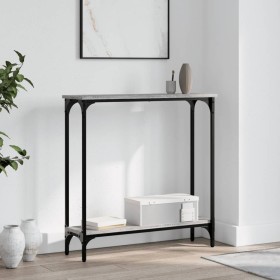 Sonoma grauer Konsolentisch aus Holzwerkstoff, 75 x 22,5 x 75 cm von , Seitentische - Ref: Foro24-834023, Preis: 38,74 €, Rab...
