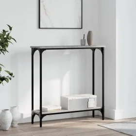 Sonoma gray engineered wood console table 75x22.5x75 cm by , Side tables - Ref: Foro24-834023, Price: 38,20 €, Discount: %