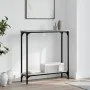 Sonoma gray engineered wood console table 75x22.5x75 cm by , Side tables - Ref: Foro24-834023, Price: 38,20 €, Discount: %