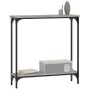 Sonoma gray engineered wood console table 75x22.5x75 cm by , Side tables - Ref: Foro24-834023, Price: 38,74 €, Discount: %