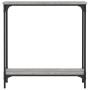 Sonoma gray engineered wood console table 75x22.5x75 cm by , Side tables - Ref: Foro24-834023, Price: 38,74 €, Discount: %